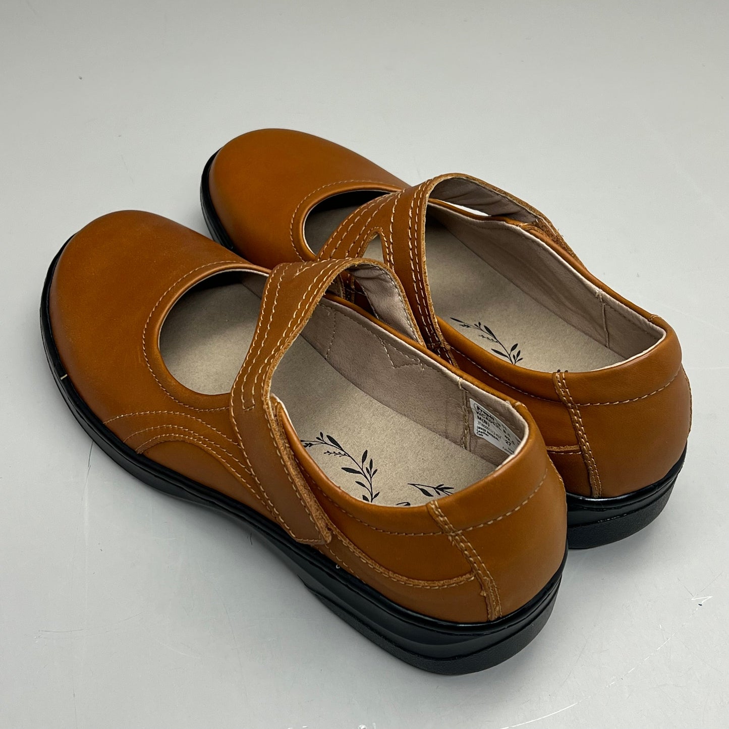 PROPET Golda Mary Jane Shoe Adjustable Lightweight Women's Sz 7 X(2E) Teak WCA053L