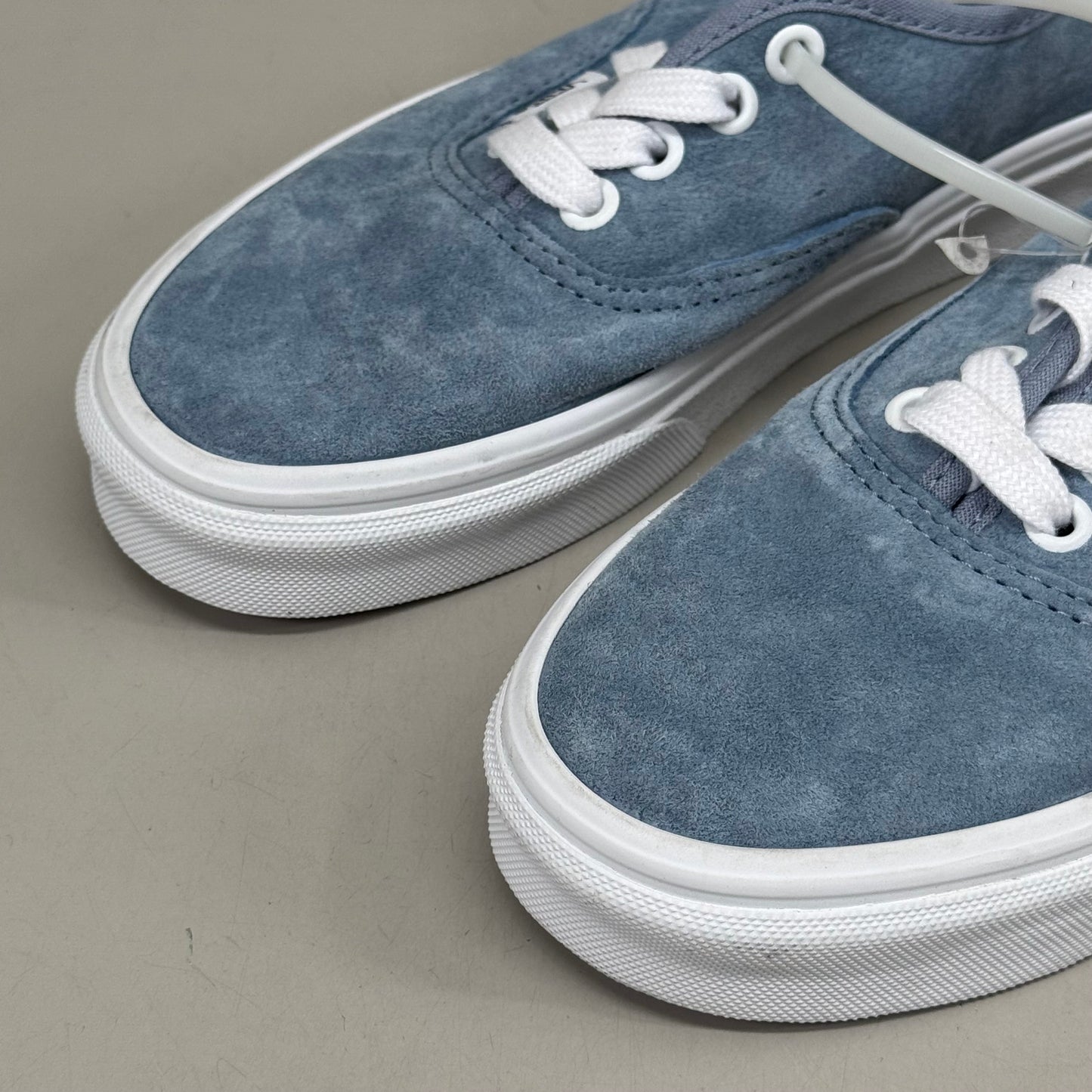 VANS Authentic Suede Casual Shoes Heiq Eco Dry Women's 5.5 Men's 4.0 Ashley Blue