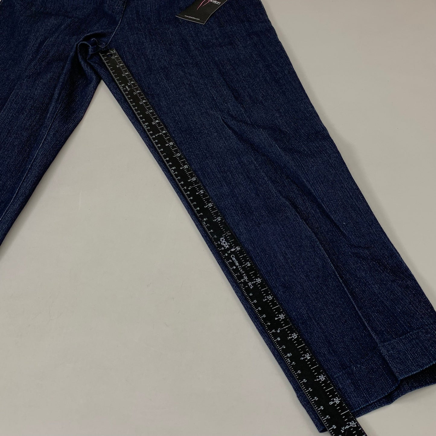 MULTIPLES Ankle Pants Petite Women's Sz 10P Denim M2623P