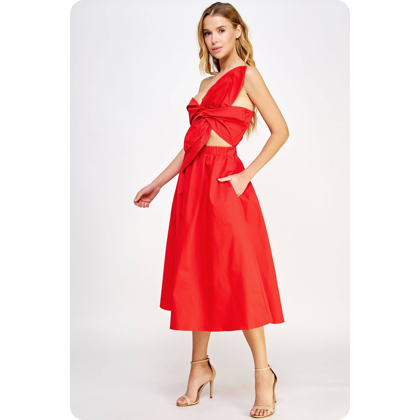 Knotted Bow Dress in color options
