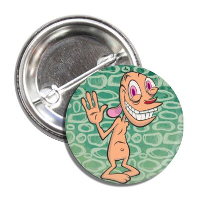 Ren Hoek "Ren and Stimpy" Button