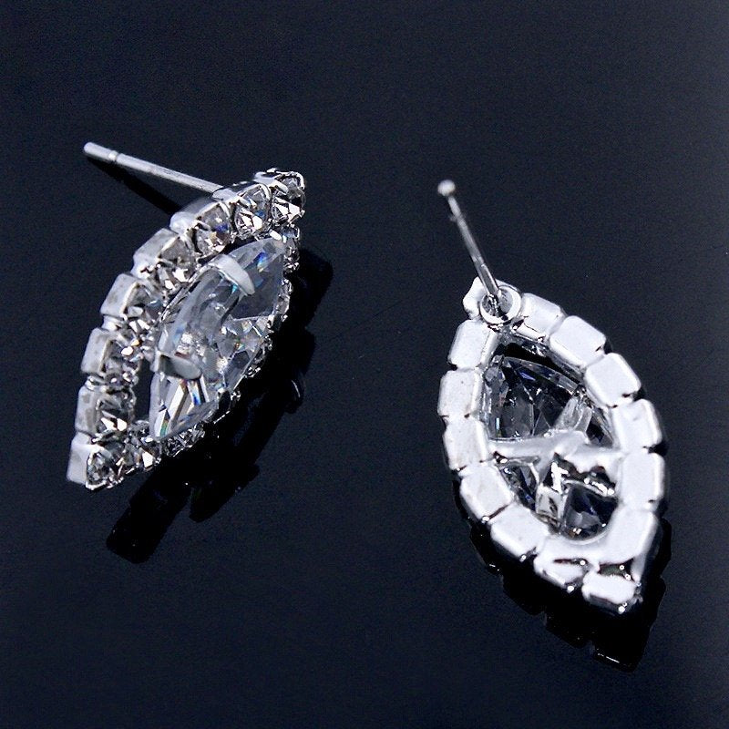 Margaret - Crystal Bridal Necklace and Earrings Set