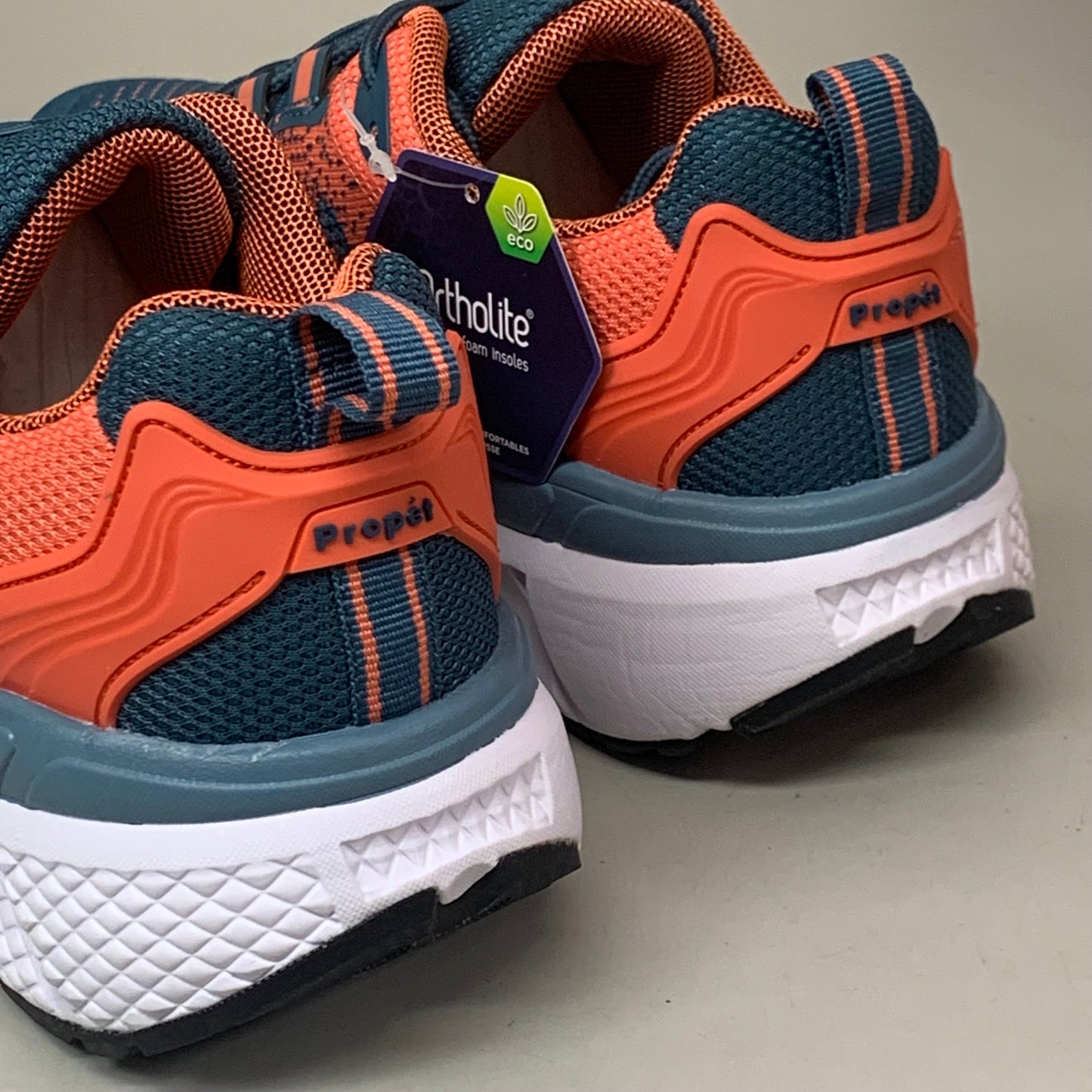 PROPET Ultra Lace-up Sneaker Shoes Women's SZ 9.5 Teal/Coral WAA282MTLCN-09H