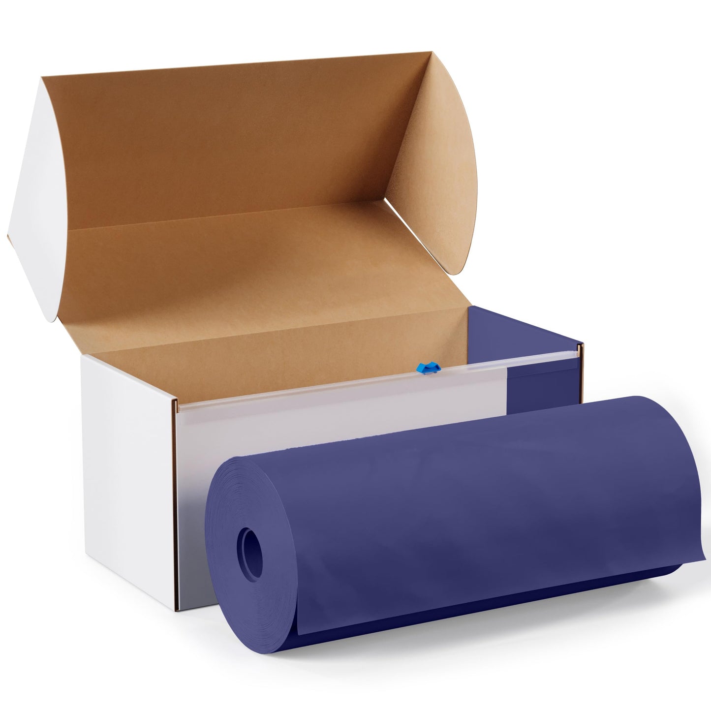 54 In. x 100 Ft. Cut To Size Table Roll | Navy | Case of 6