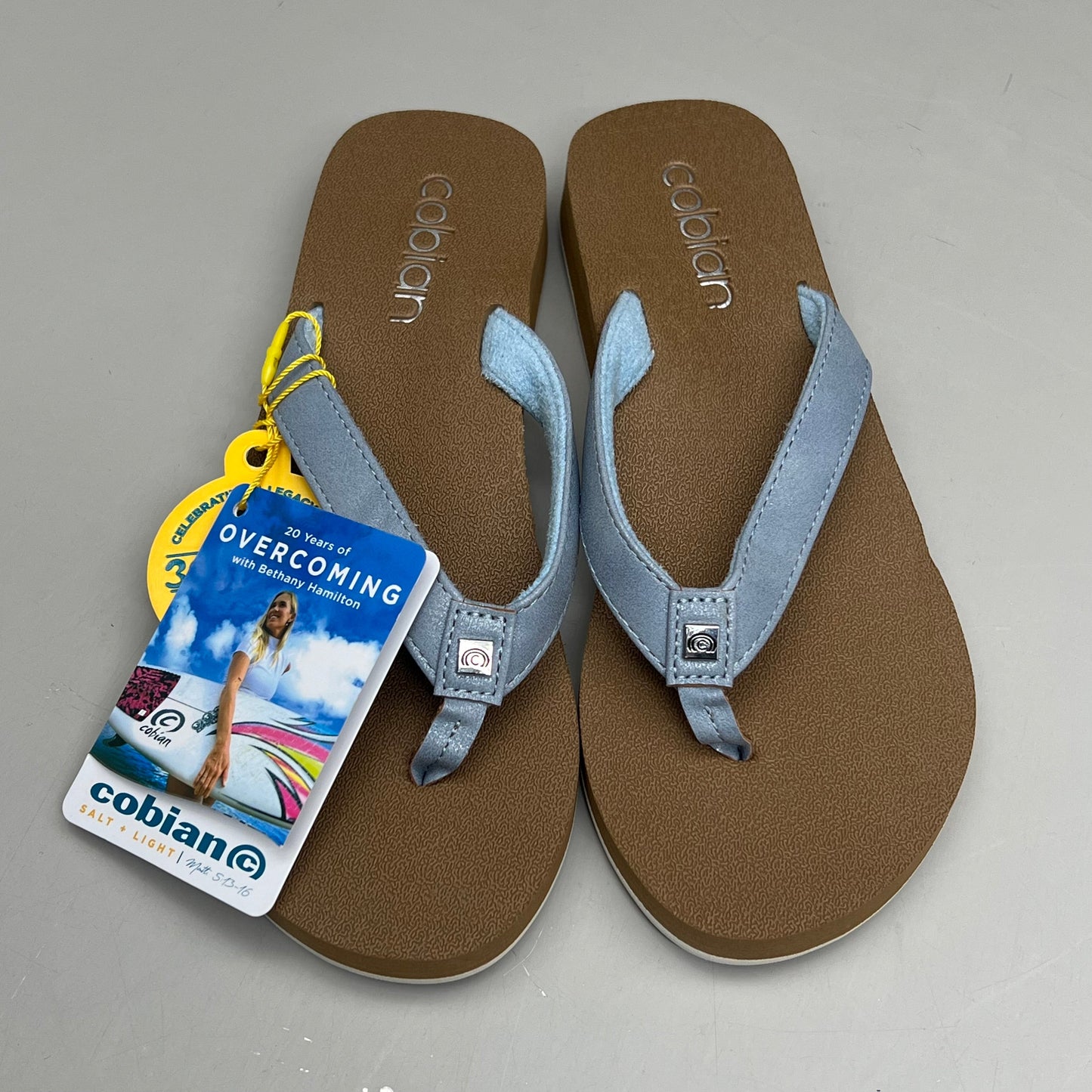 COBIAN Skinny Bounce Comfortable Synthetic Strap Women's Sz 10 Blue SKI25-400-010
