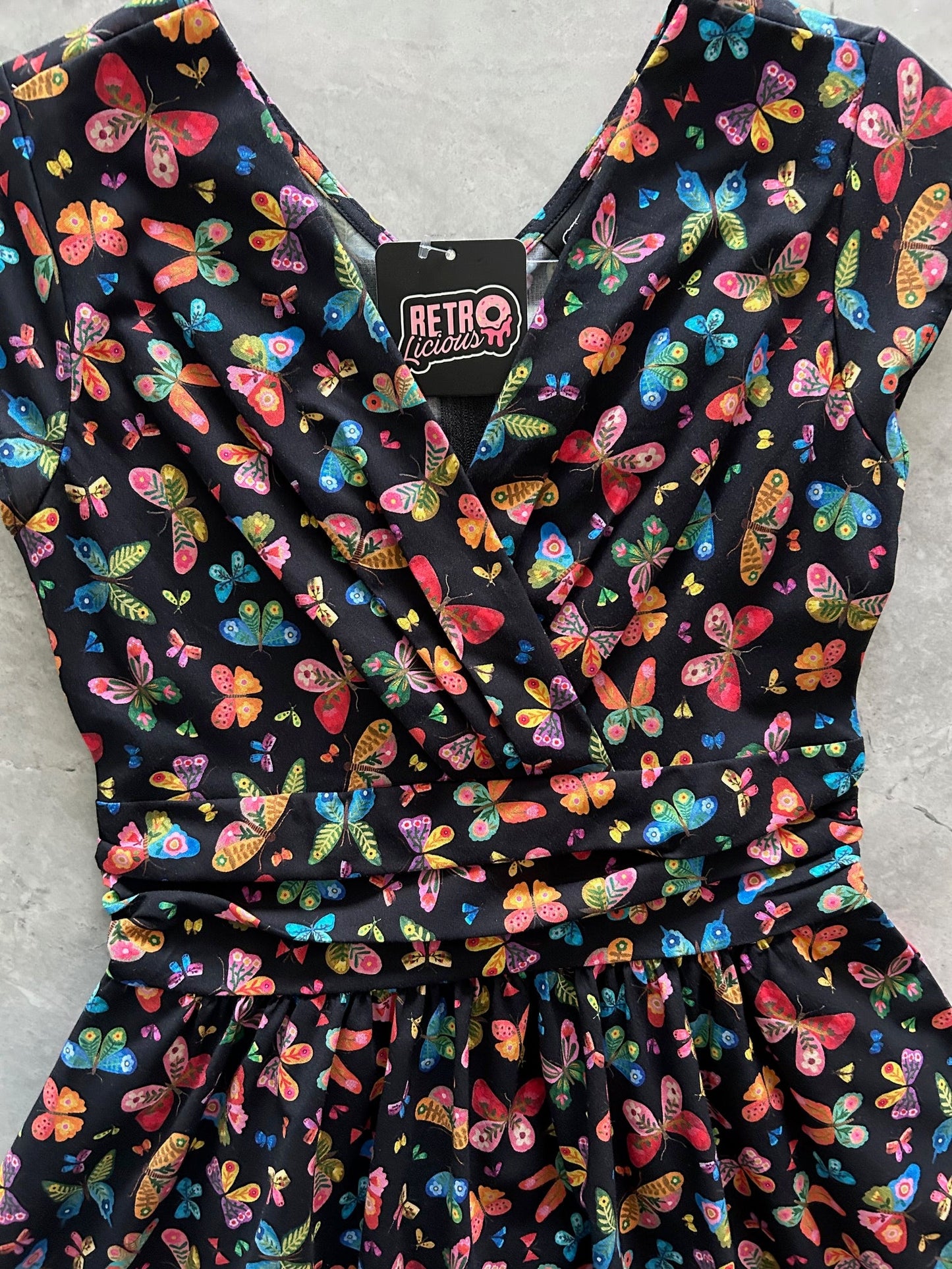 Colorful Butterflies Greta Dress