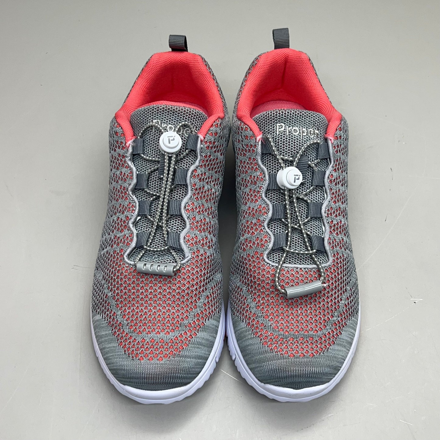 PROPET Travel Walker Evo Shoe Women's Sz 10 Width M(B) Coral/Grey WAT062M