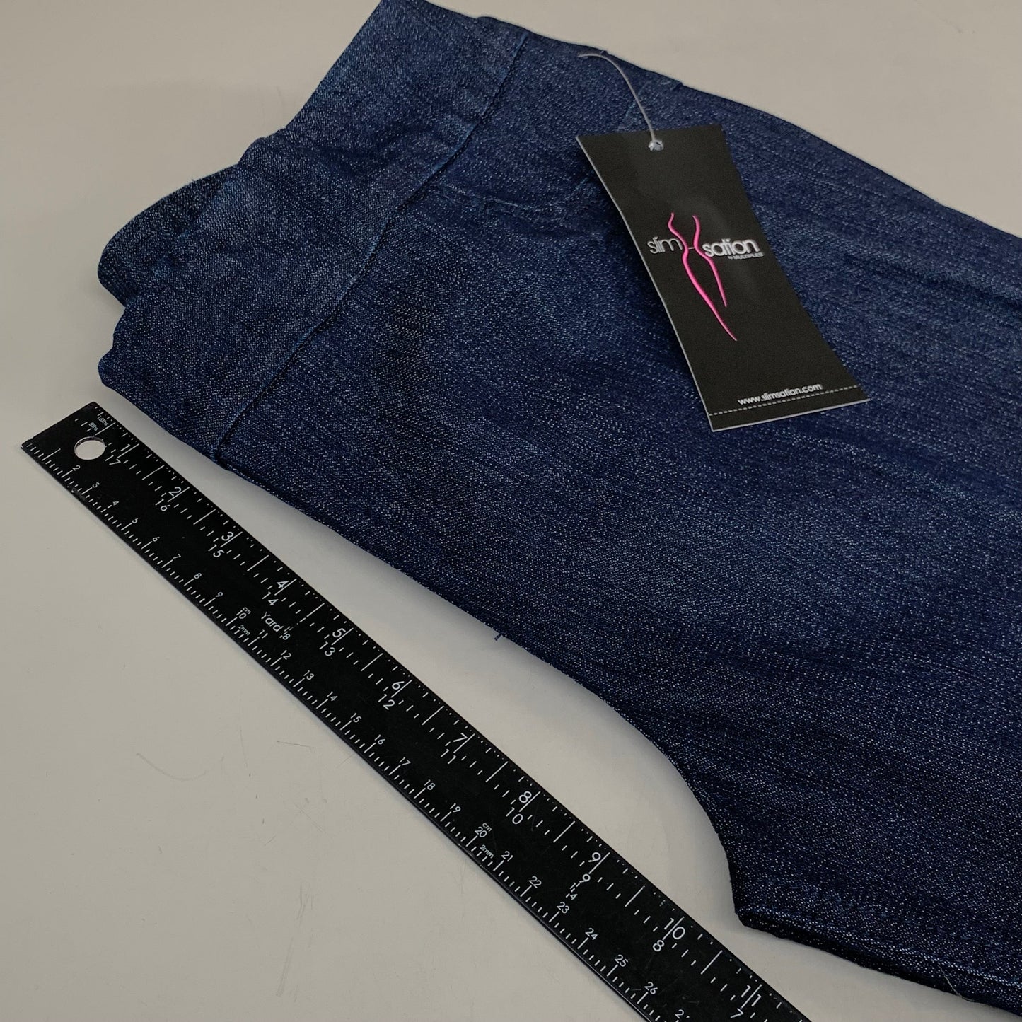 MULTIPLES Ankle Pants Petite Women's Sz 12P Denim M2623P