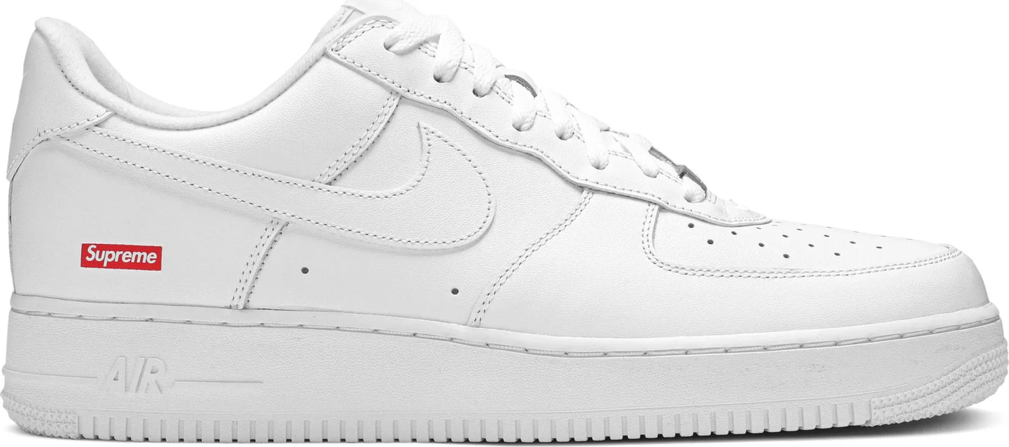 Supreme x Air Force 1 Low 'Box Logo - White' SIZE 7M / 8.5M