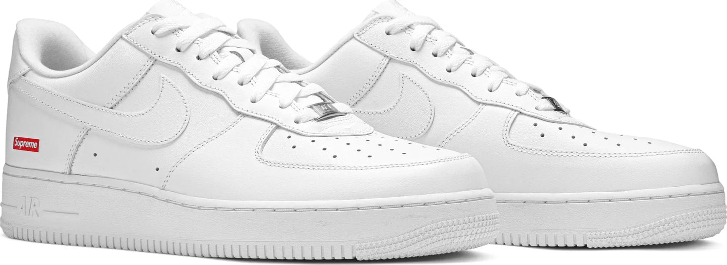 Supreme x Air Force 1 Low 'Box Logo - White' SIZE 7M / 8.5M