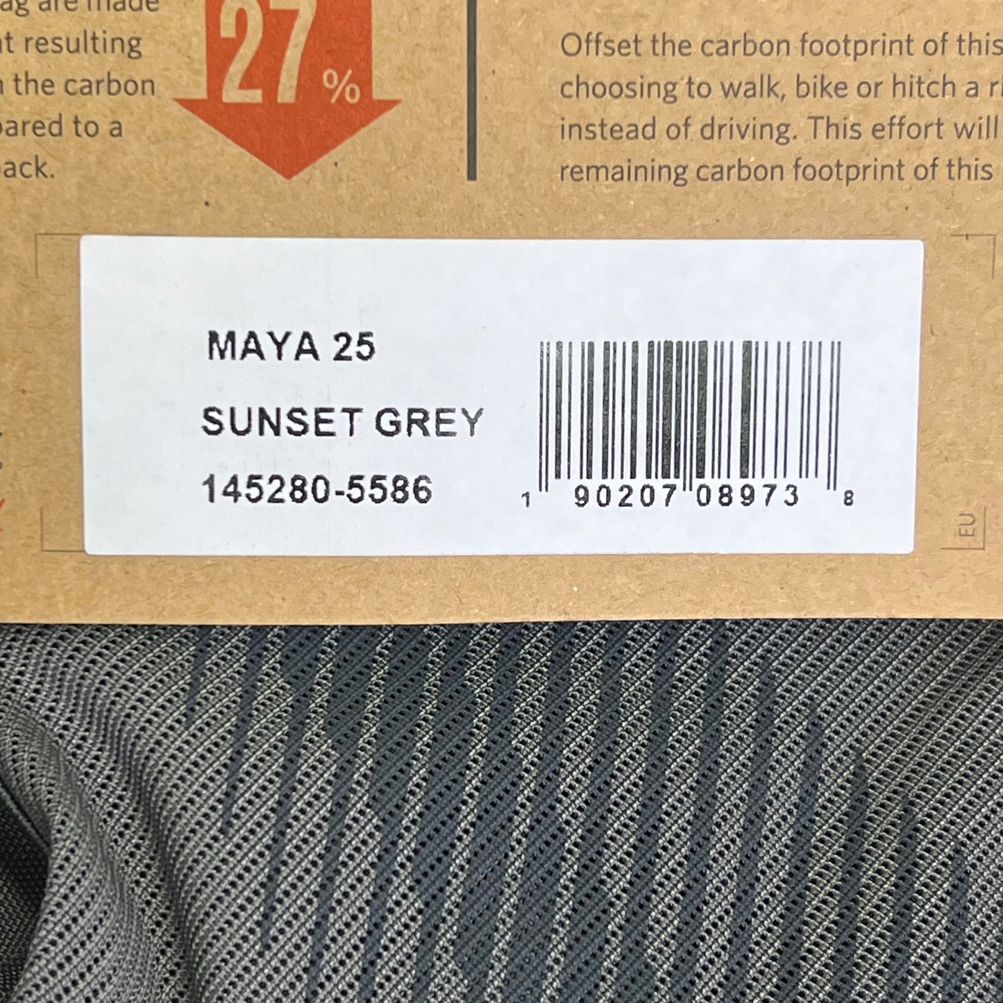 GREGORY Adjustable Torso Length Maya 25L Backpack Women's Sunset Grey 1452805586