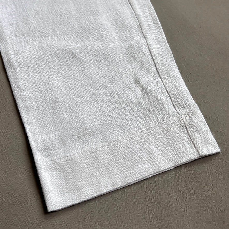 TOMMY BAHAMA Women's Palmbray Tapered Linen Pant White Size XL (New)