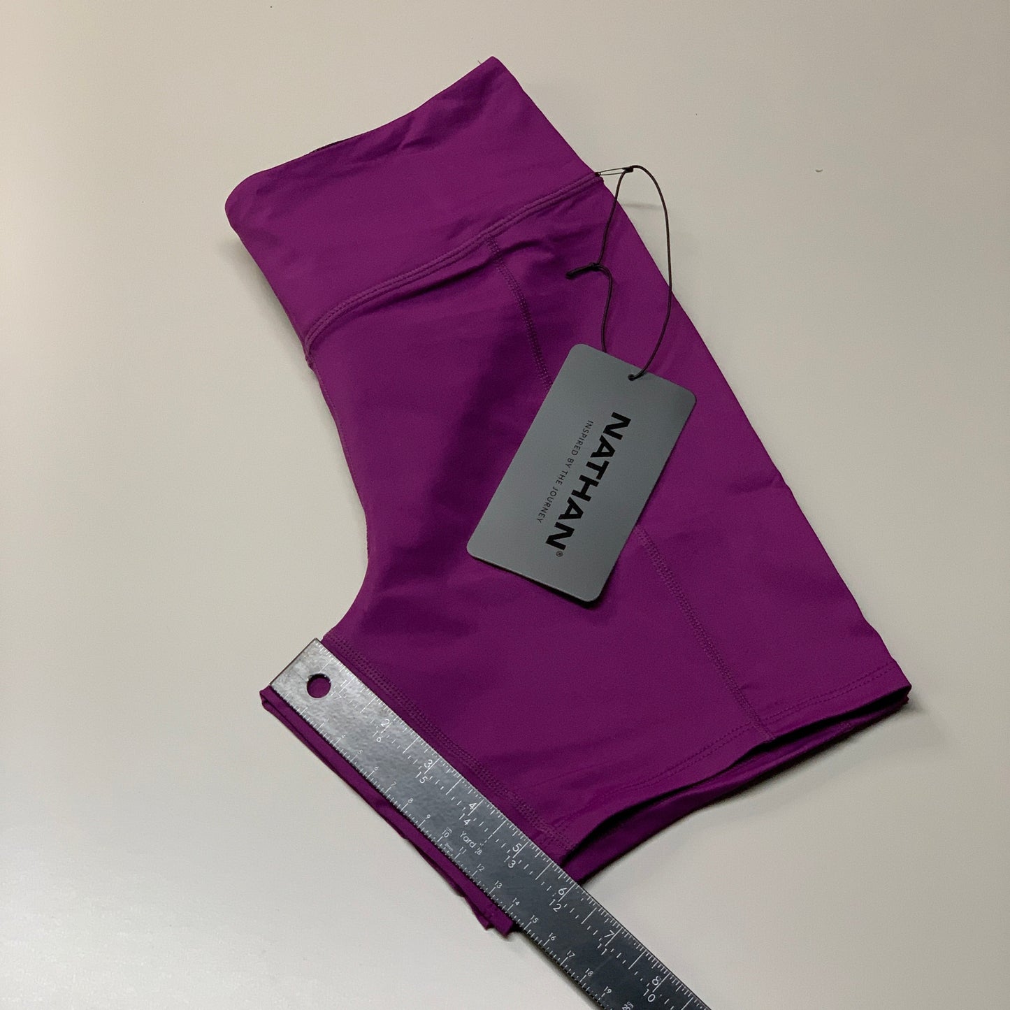 NATHAN Interval 6" Inseam Bike Short Women's Plum Size XS NS51520-70030-XS