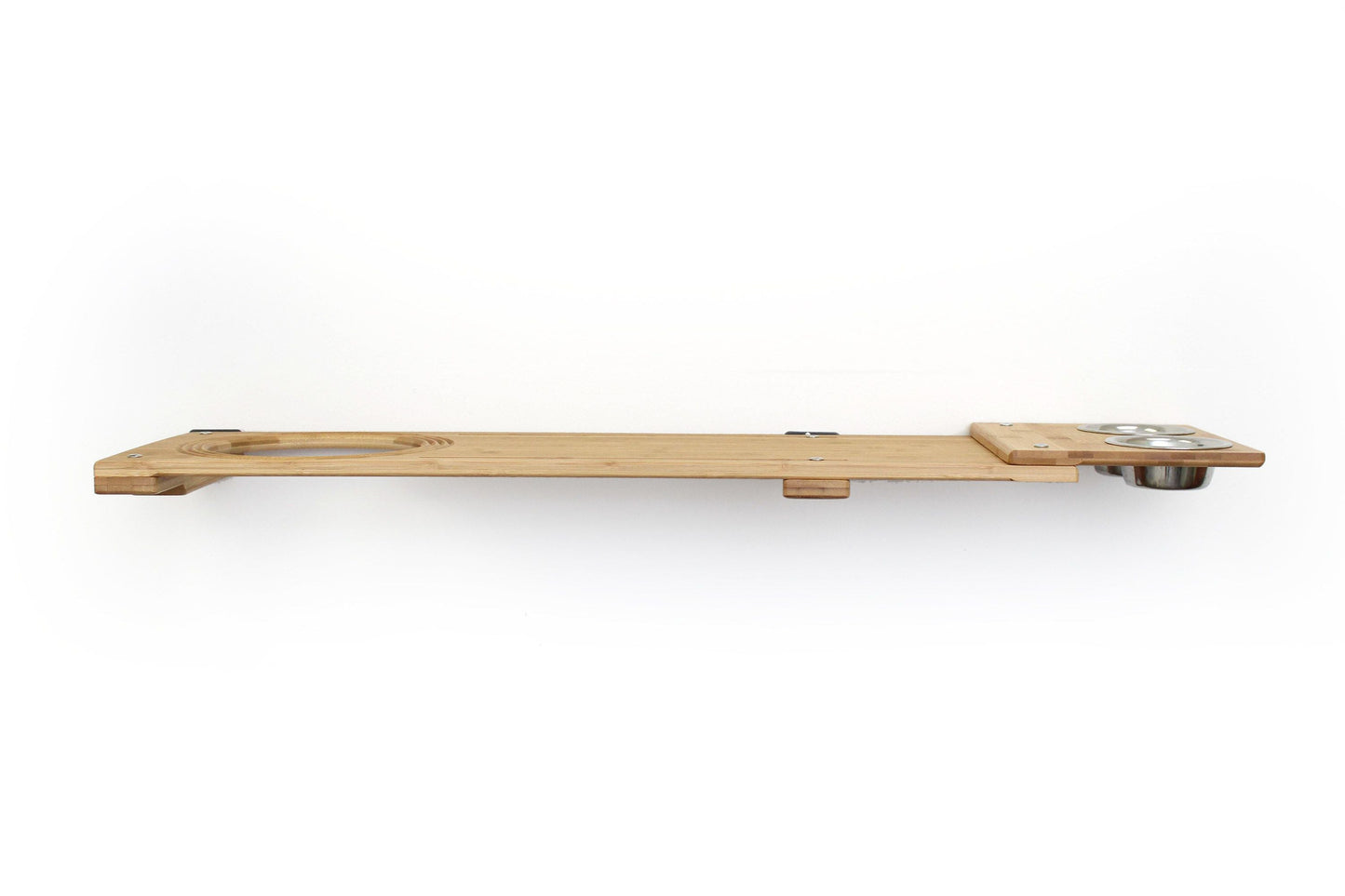 Wall Mounted Cat Feeding Shelf