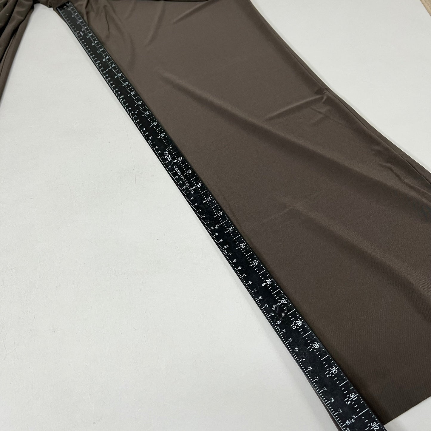 NORMA KAMALI Lightweight Slinky Jersey Fabric Boot Pant Women's Sz XL Chocolate