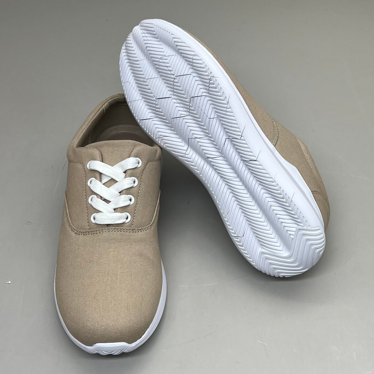 PROPET Flicker Canvas Sneaker Diabetic Friendly Women's Sz 9.5 W(D) Tan WAA192C