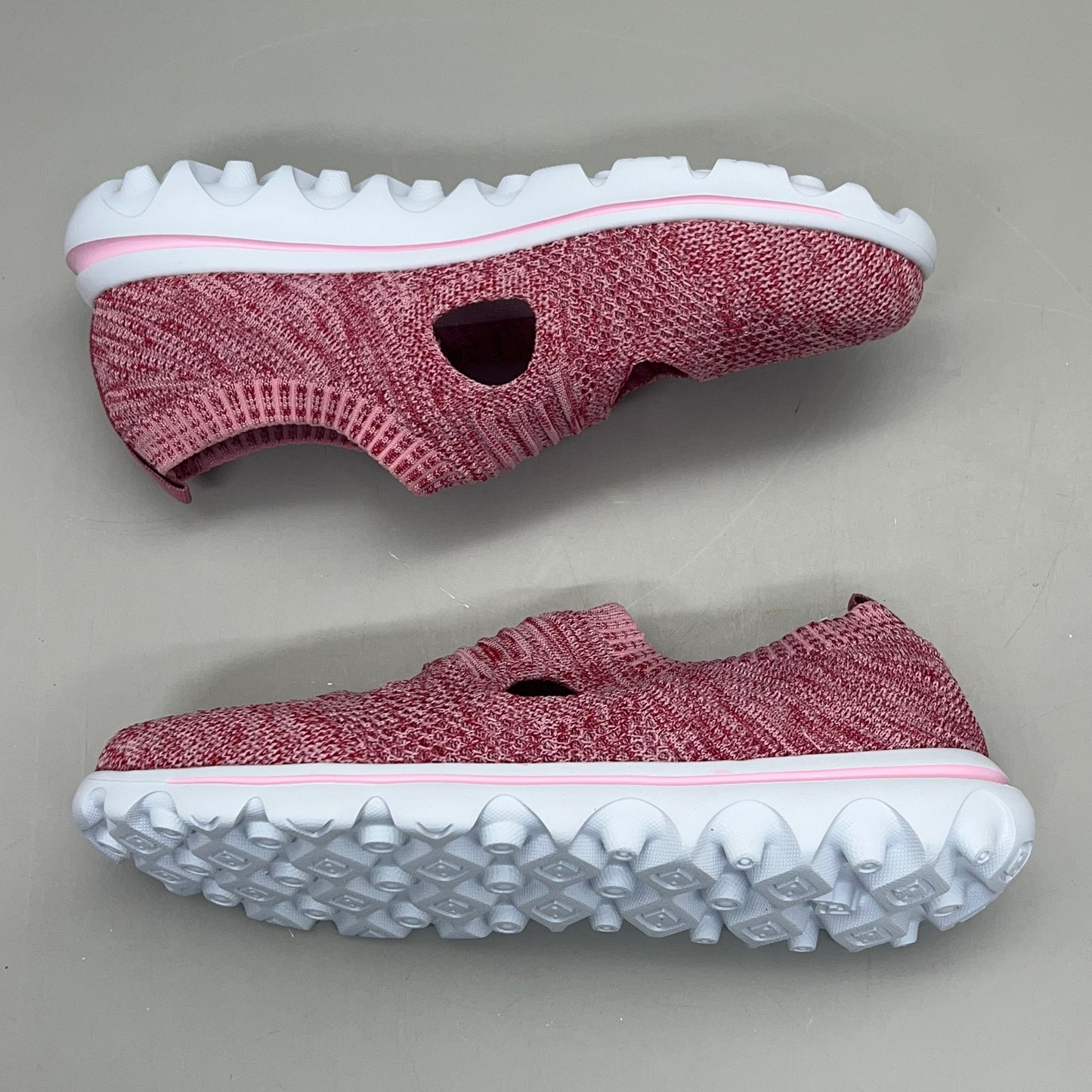 PROPET Travel Activ Avid Knit Shoe Women's Sz 12 Width M(B) Pink/Red WAT064M