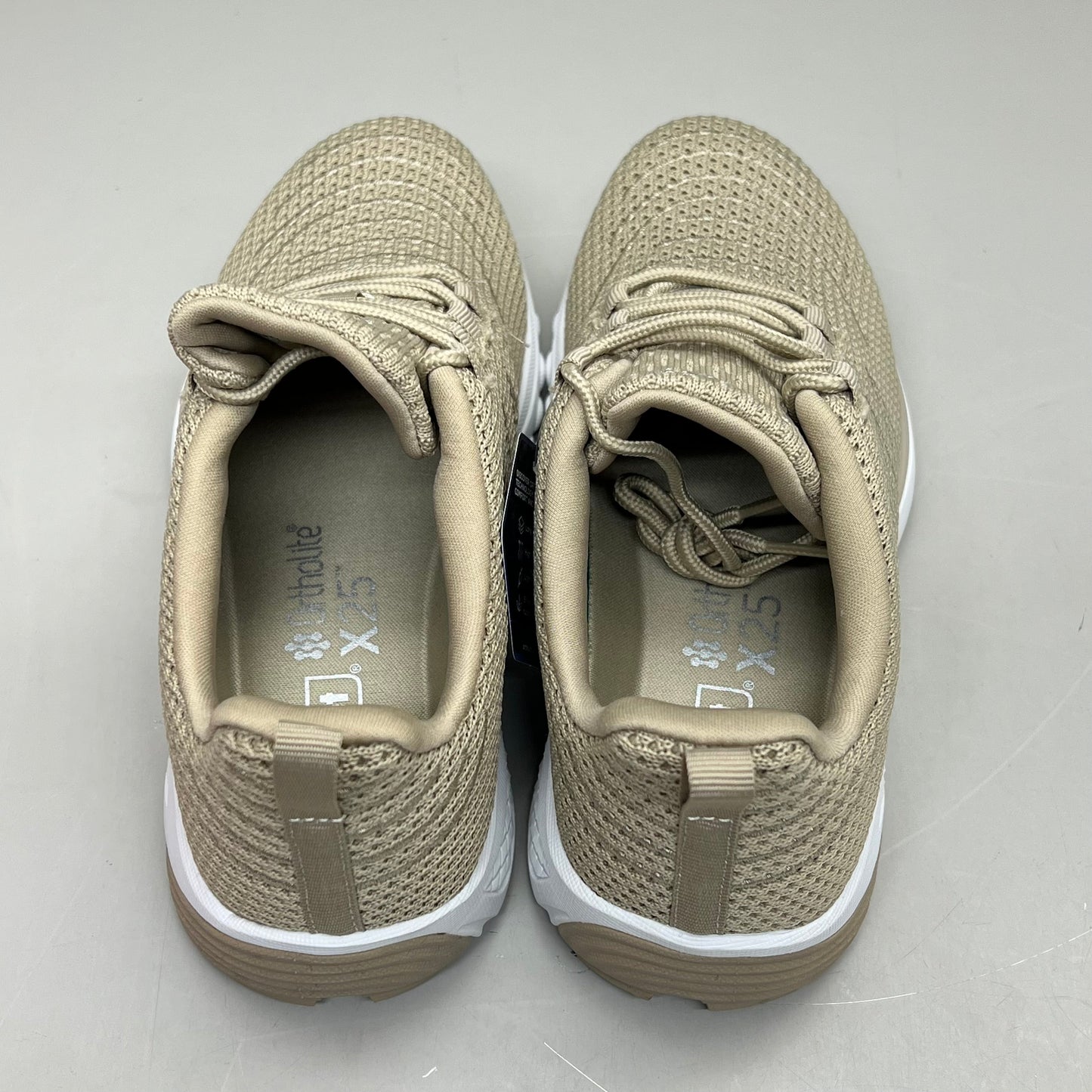 PROPET Tour Knit Double Insoles Ortholite Shoes Women's Sz 8 W(D) Sand WAA112M
