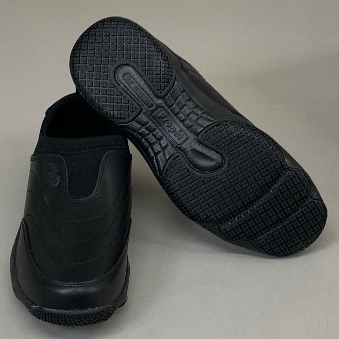 PROPET Wash & Wear Slip-On II Shoes X(2E) Women's SZ 11 SR Black W3851SBLX-11