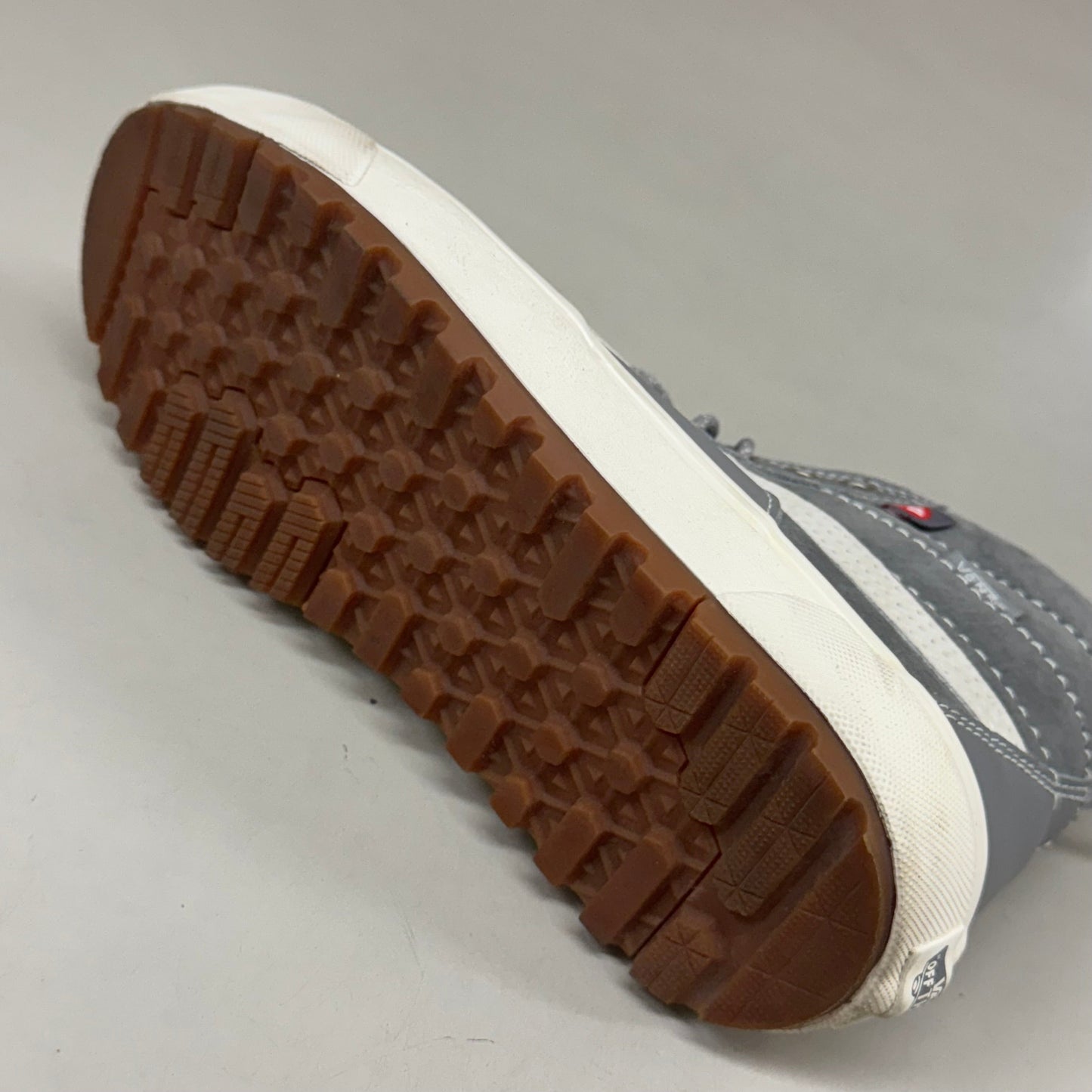 VANS Skate SK8Hi Canvas Shoes Men's Sz 5.5 Women's Sz 7 Grey/White (Pre-Owned)