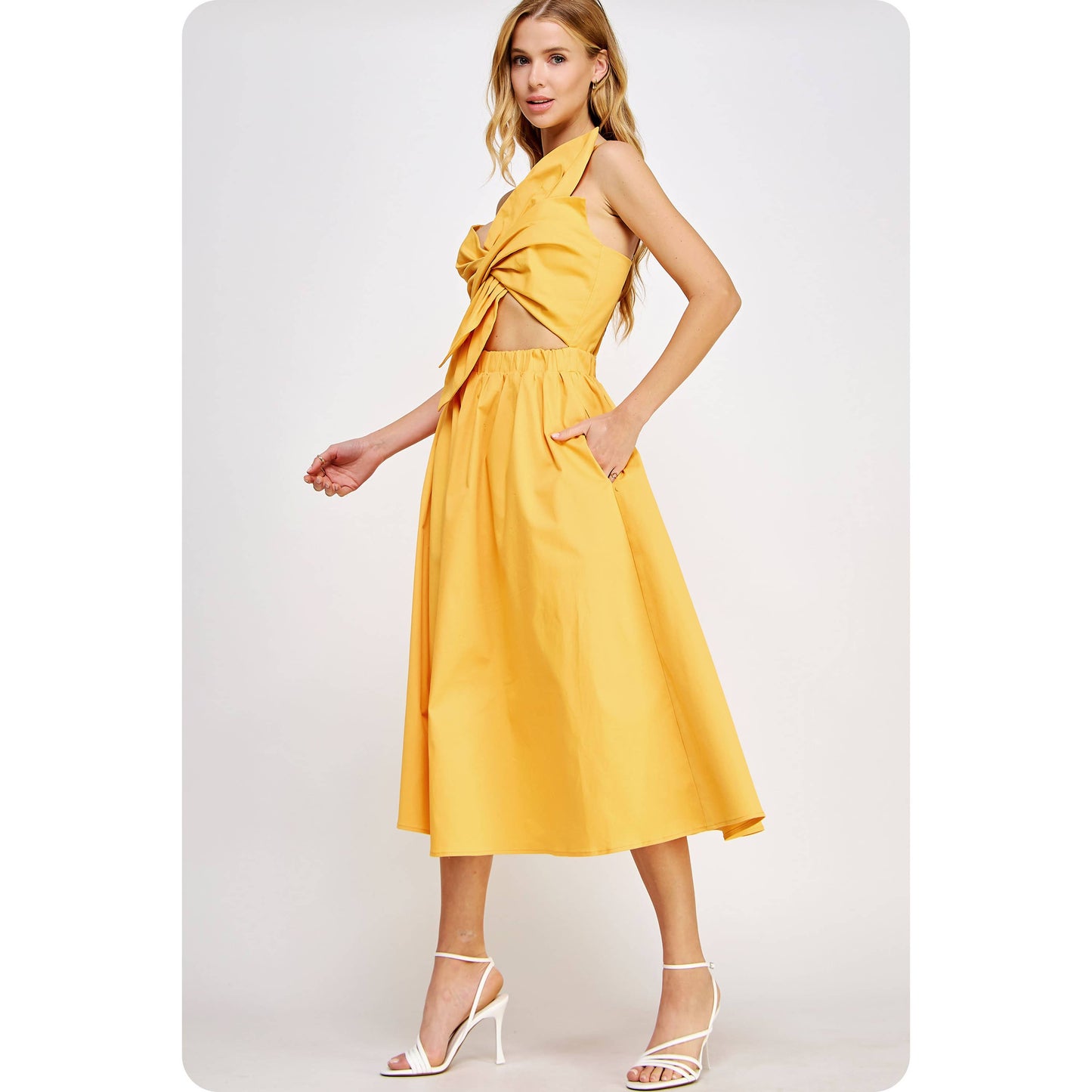 Knotted Bow Dress in color options