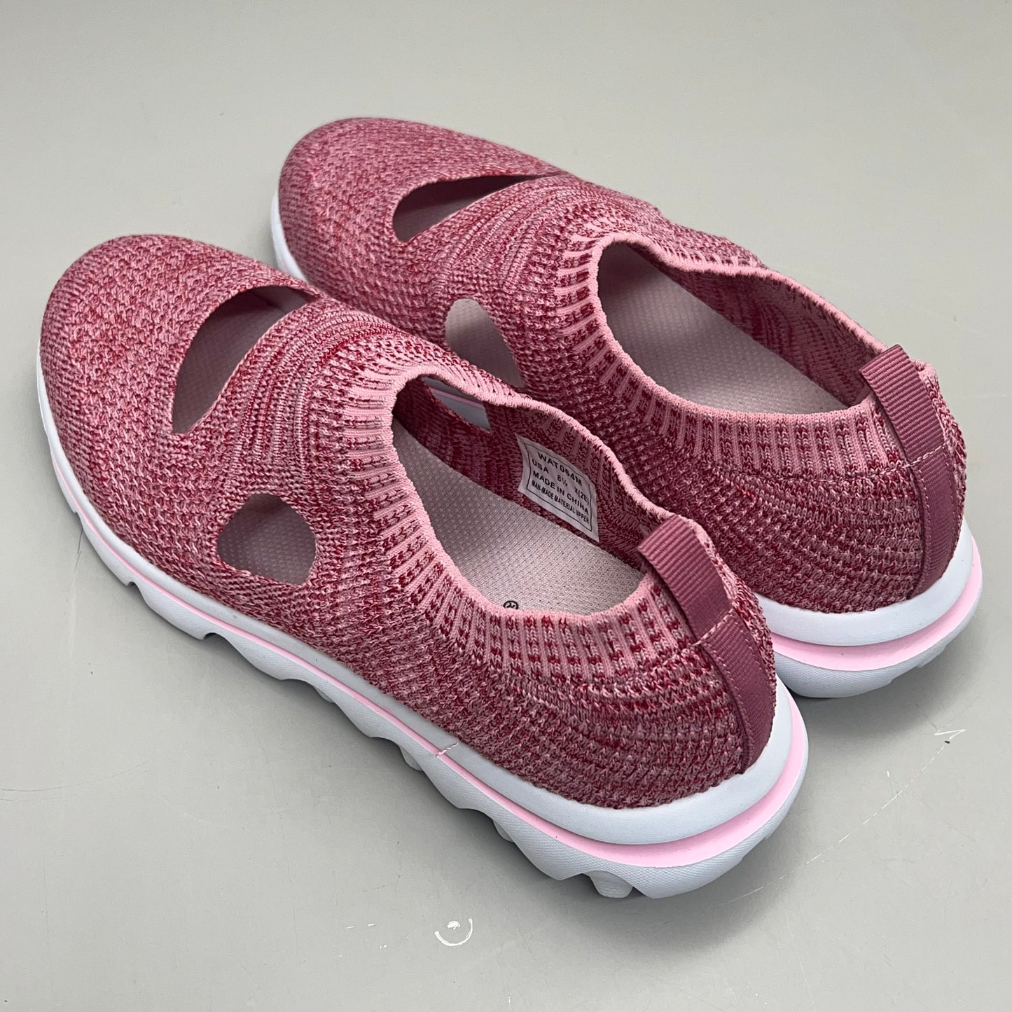 PROPET Travel Activ Avid Knit Shoe Women's Sz 8.5 X WIDE (2E) Pink/Red WAT064M