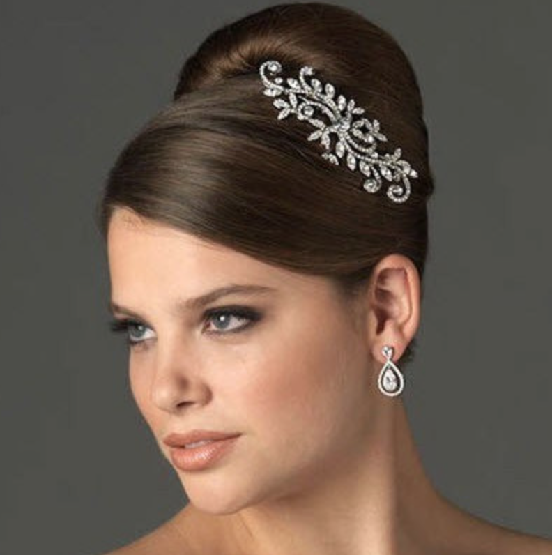 "Lucille" - Crystal Bridal Hair Comb