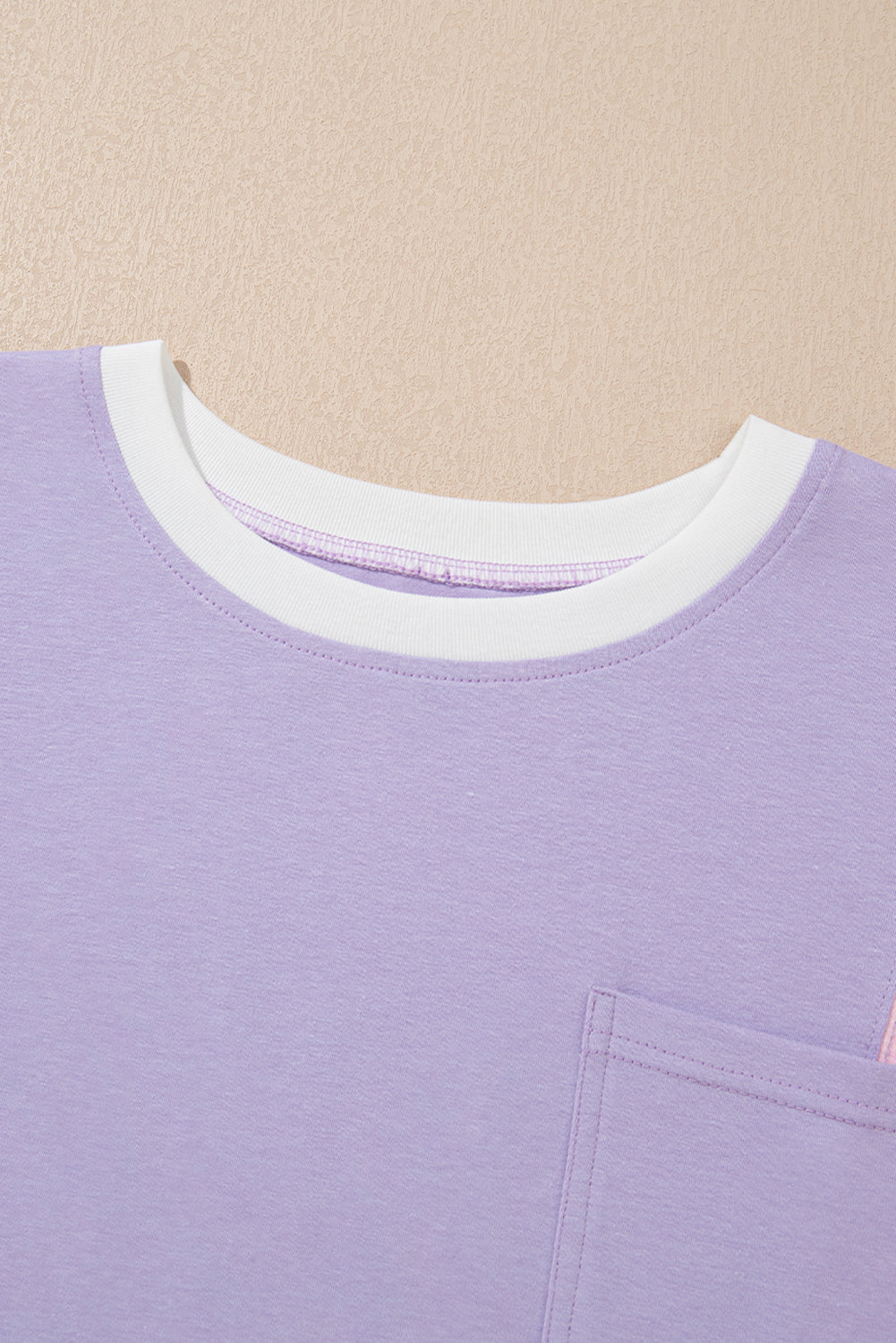 Colorblock Patchwork Oversized Tee