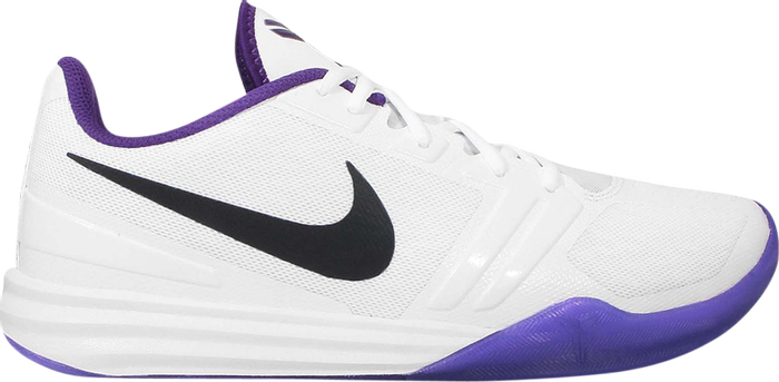 Nike KB Mentality White Court Purple New Size 10M / 11.5W