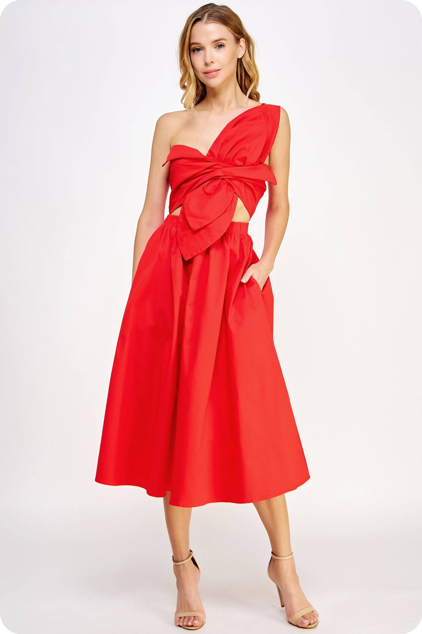 Knotted Bow Dress in color options