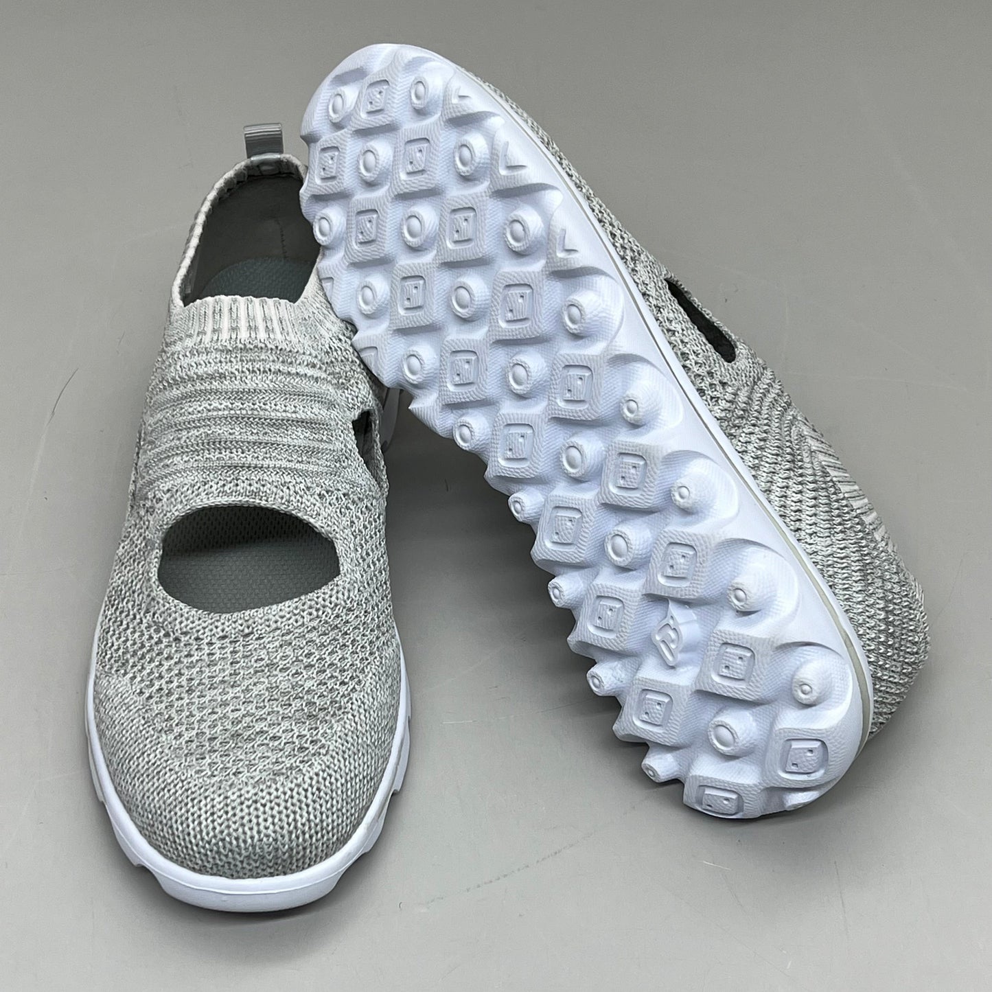 PROPET Travel Activ Avid Knit Shoe Women's Sz 9.5 Width M(B) Light Grey WAT064M