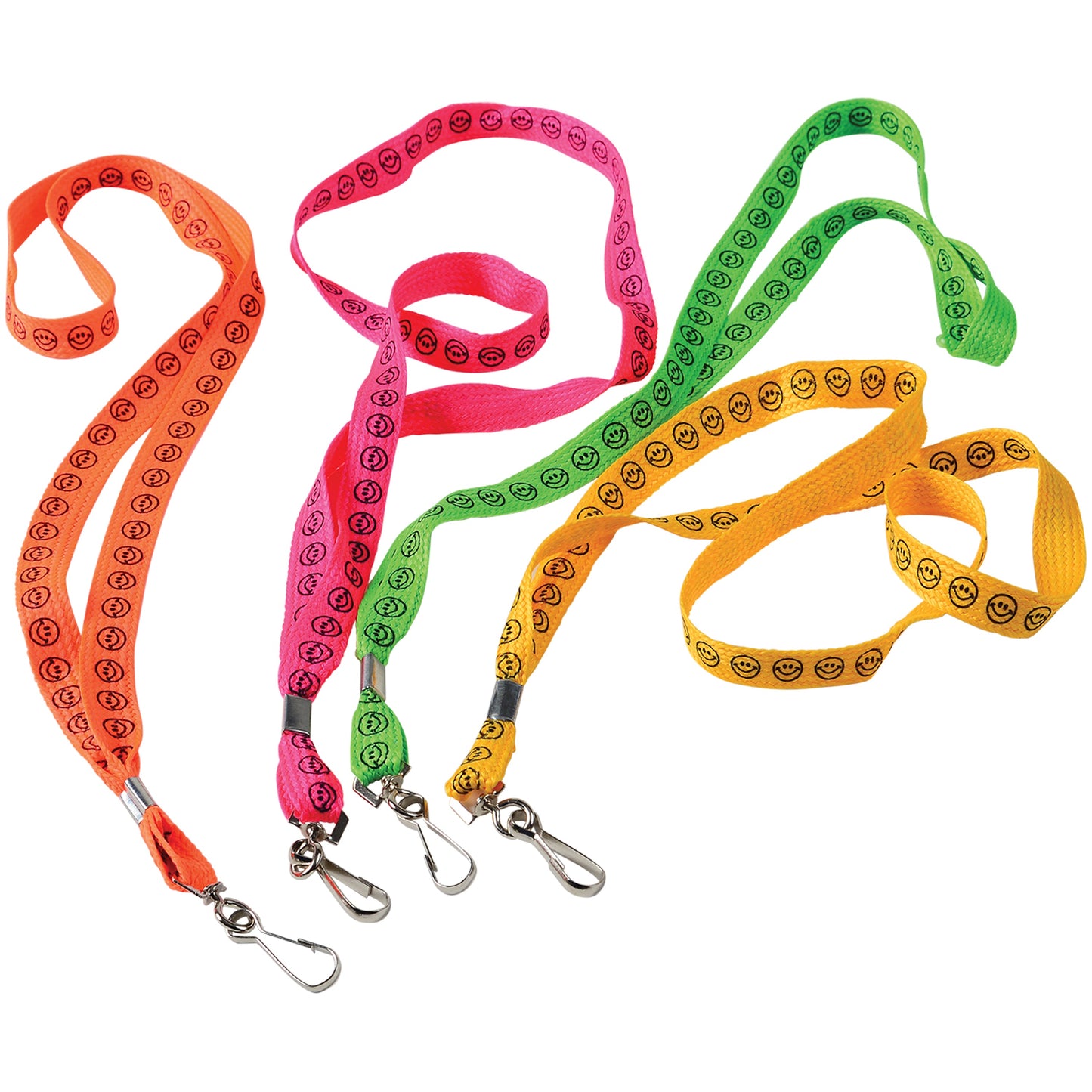 Neon Smile Lanyards