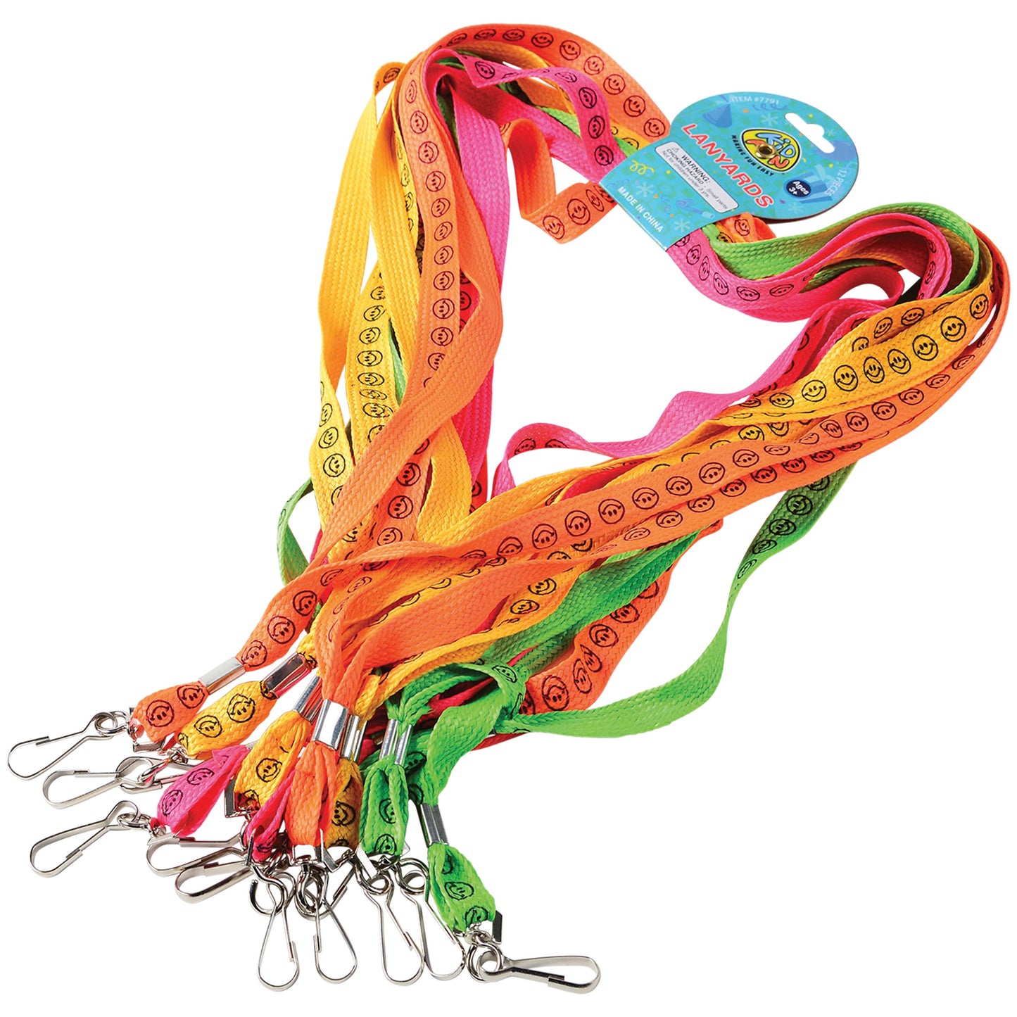 Neon Smile Lanyards