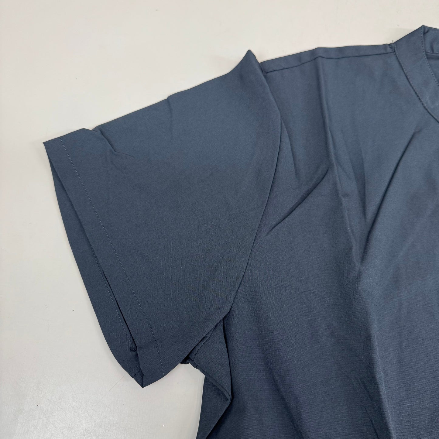 GREEN TOWN 4 Flex Scrubs Jumpsuit Cinch In Waist Women's Sz M Pewter GFX-023AST