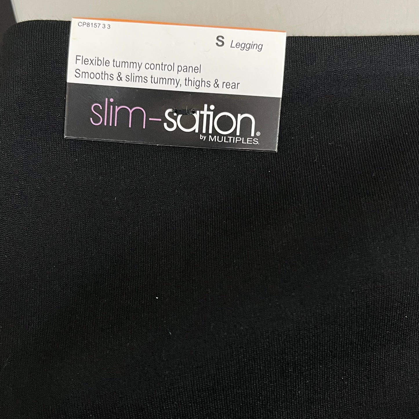 MULTIPLES Legging Petite Women's Sz S Black M9031P