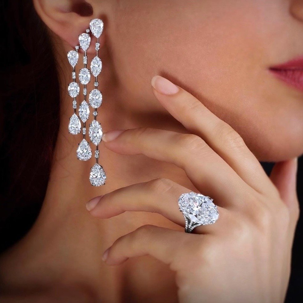 Ornella - Silver Cubic Zirconia Bridal Earrings