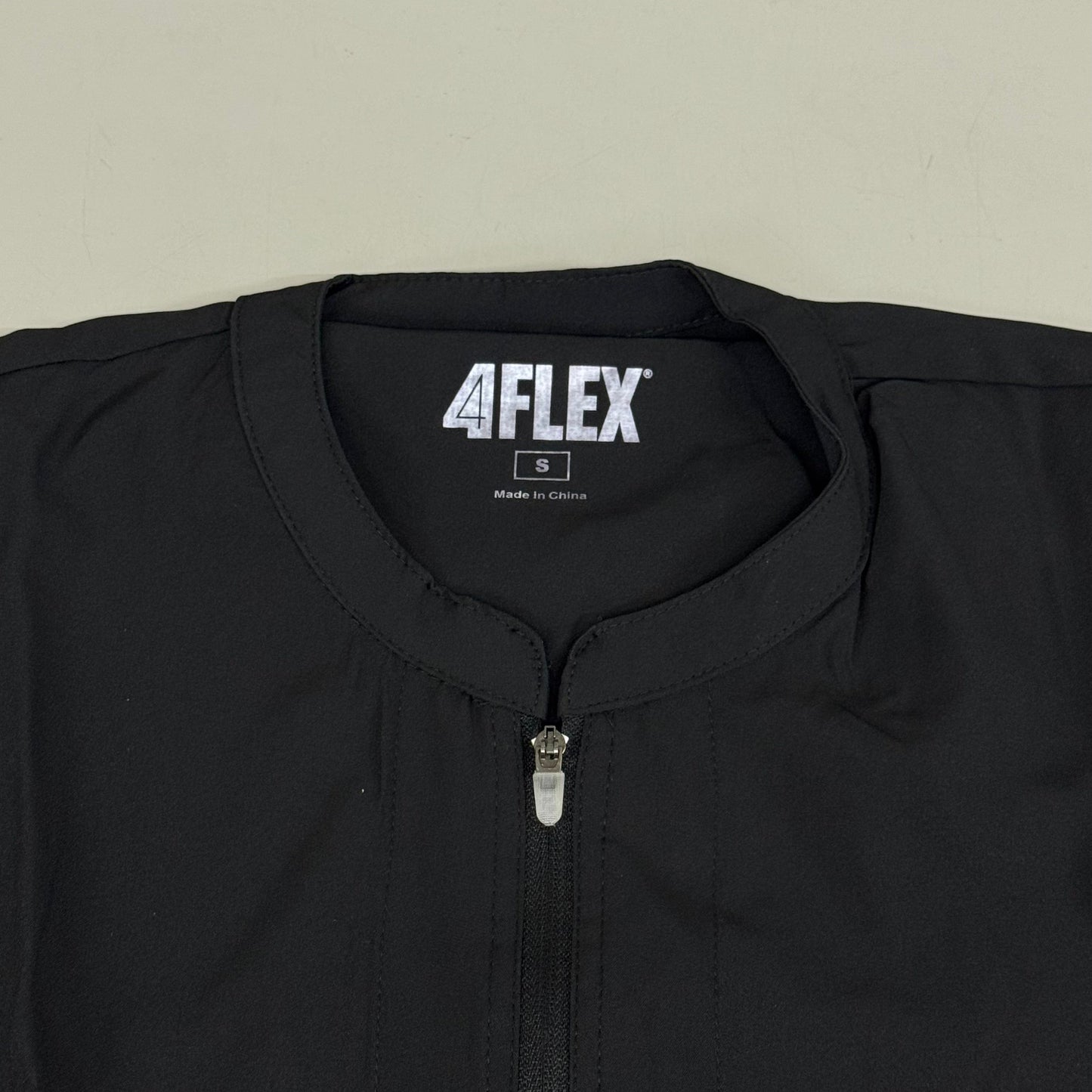 GREEN TOWN 4 Flex Scrubs Jumpsuit Cinch In Waist Women's Sz S Black GFX-023AST