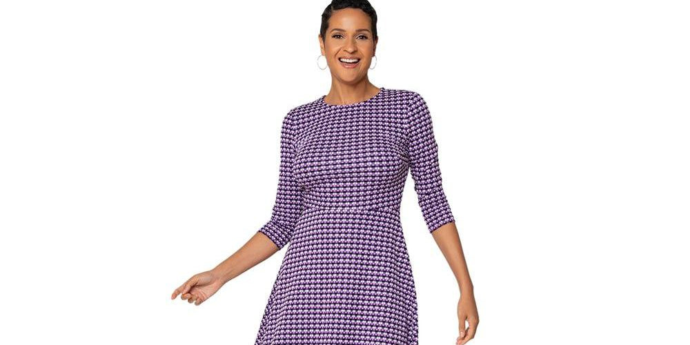 Leota Women's Katherine Dress Purple Size Medium