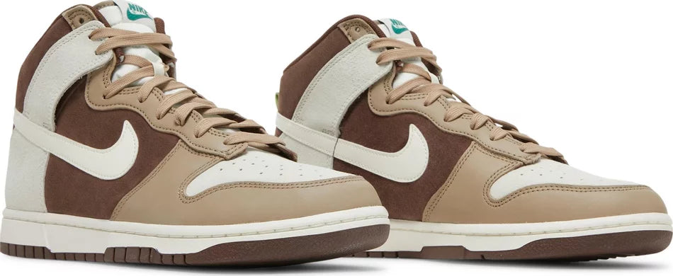 Nike Dunk High Light Chocolate Size 9M New RB