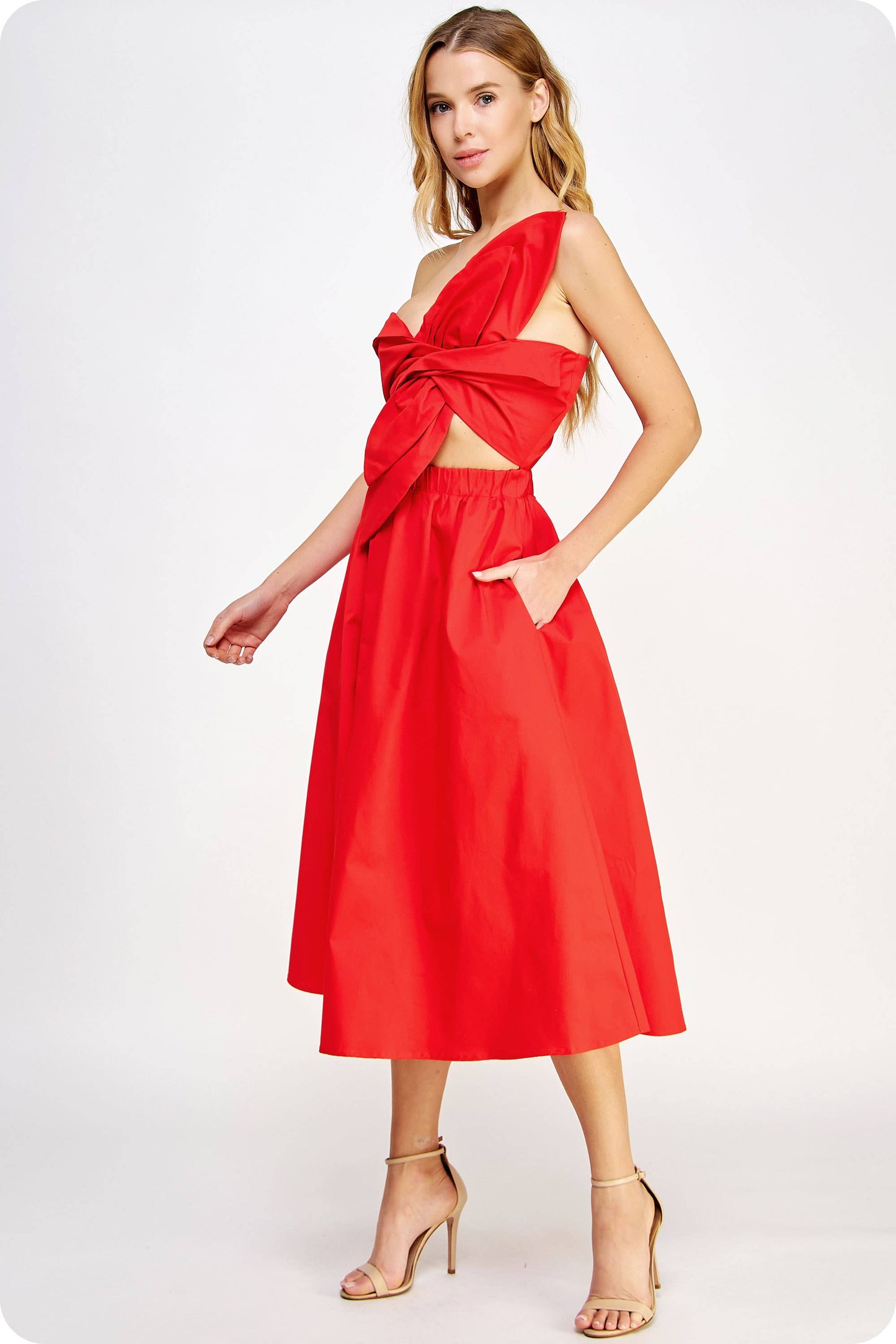 Knotted Bow Dress in color options