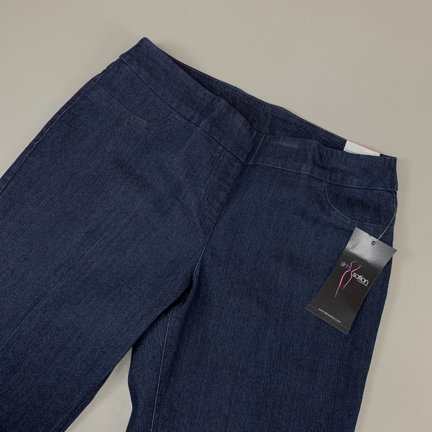 MULTIPLES Ankle Pants Petite Women's Sz 12P Denim M2623P