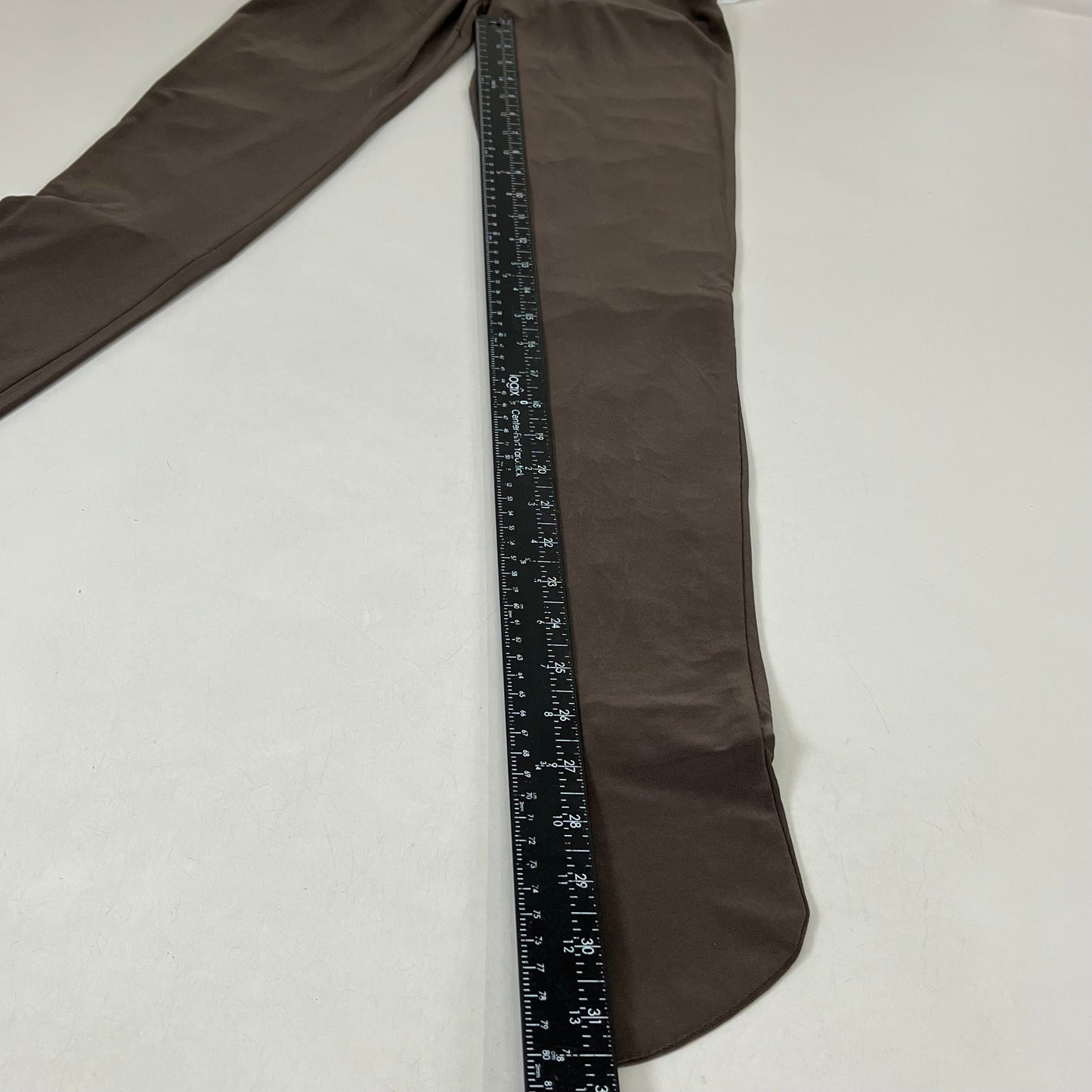 NORMA KAMALI Sleeveless Catsuit w/ Footsie Hidden Zip Women's Sz XS/34 Chocolate