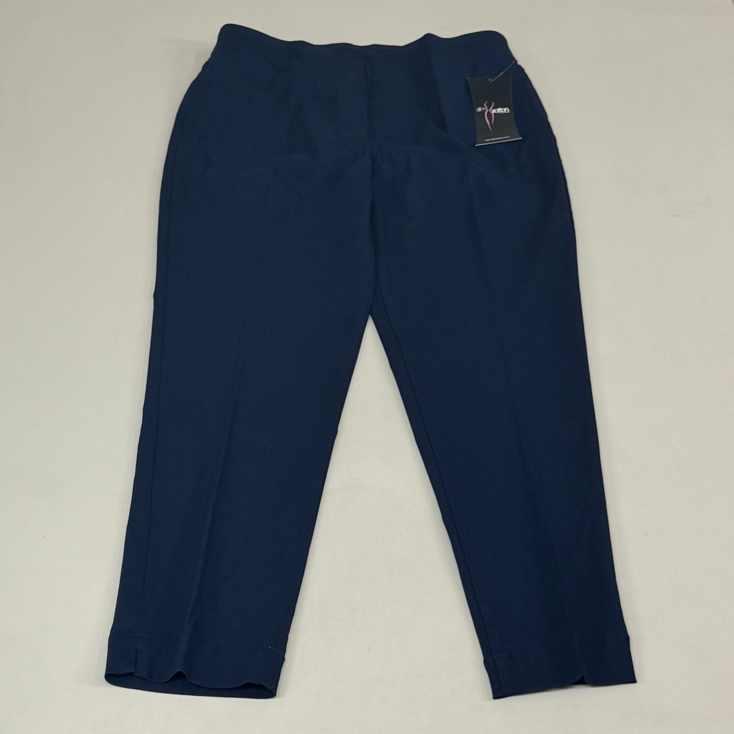 MULTIPLES Ankle Pants Petite Women's Sz 14 Midnight M48716PM