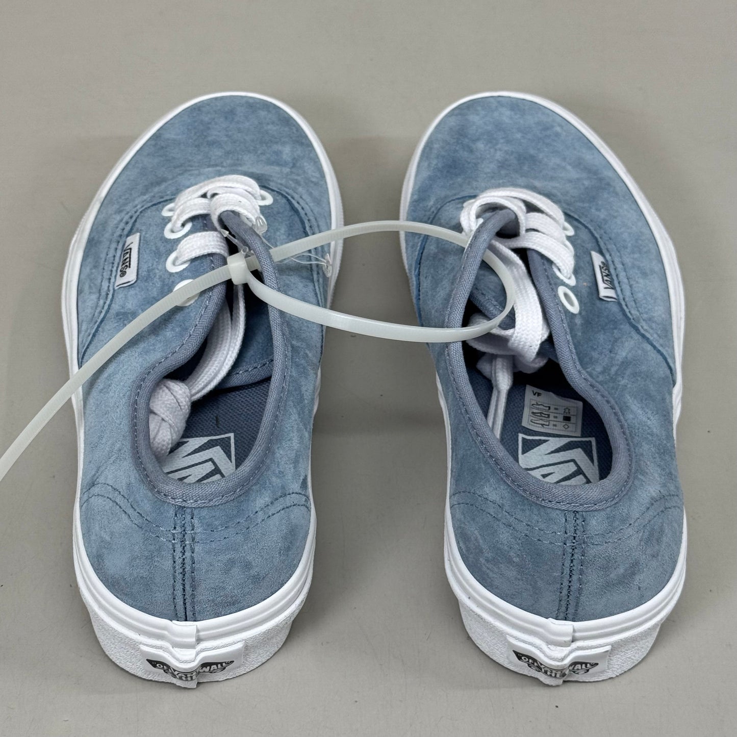 VANS Authentic Suede Casual Shoes Heiq Eco Dry Women's 5.5 Men's 4.0 Ashley Blue
