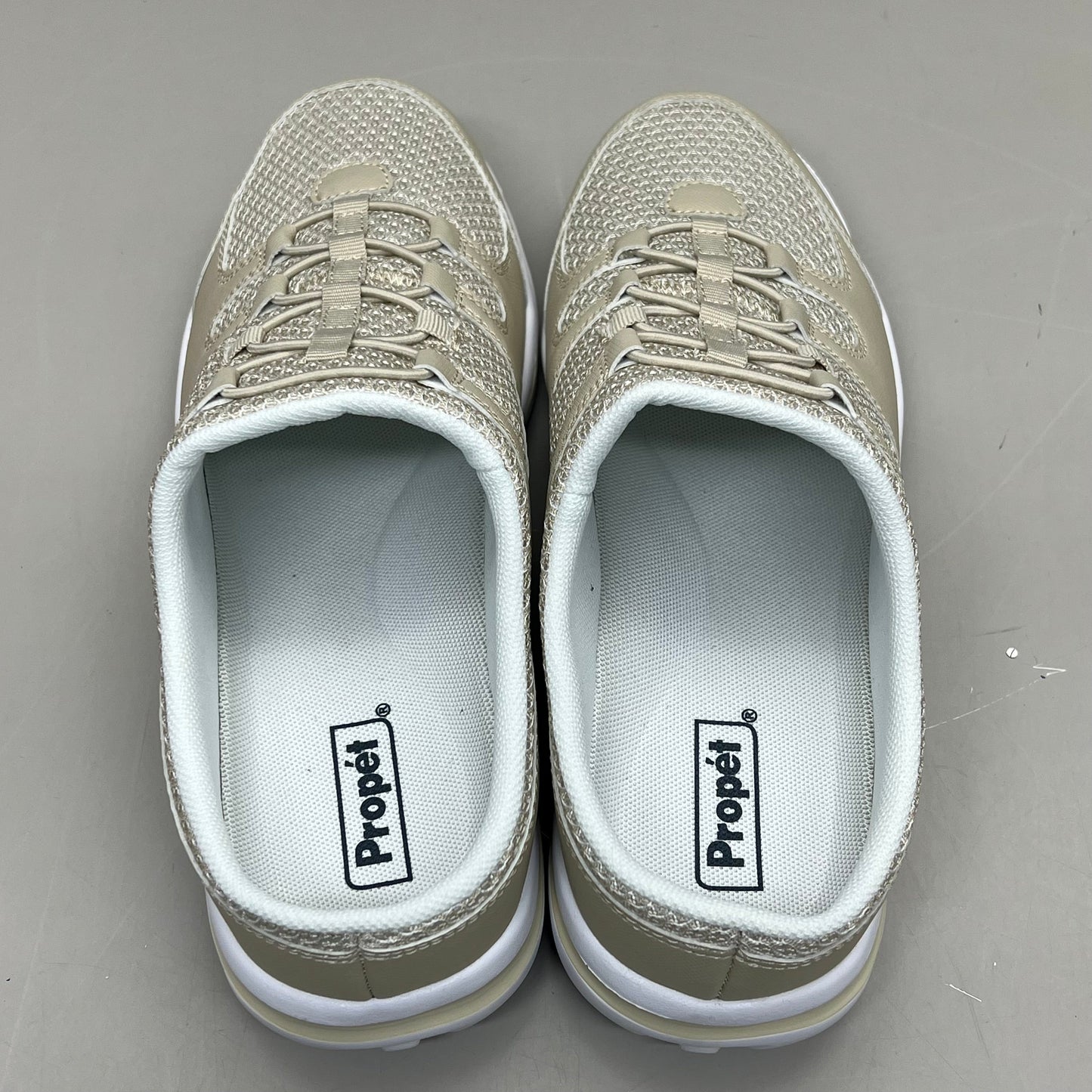 PROPET TravelActiv Slide Breathable 2 Tone Mesh Women's Sz 7.5 X(2E) Sand WAT011MSANX-07H