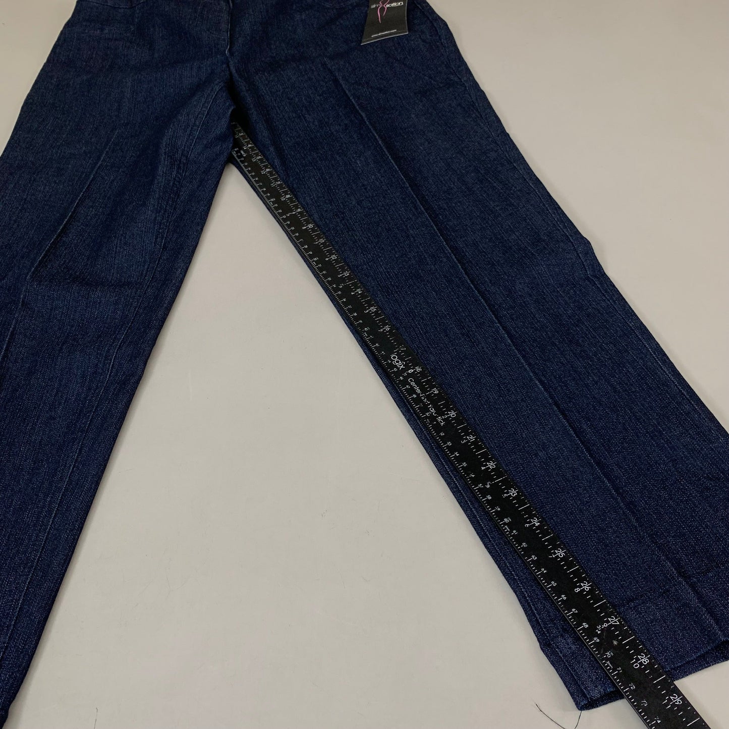 MULTIPLES Ankle Pants Petite Women's Sz 14 Denim M2623P