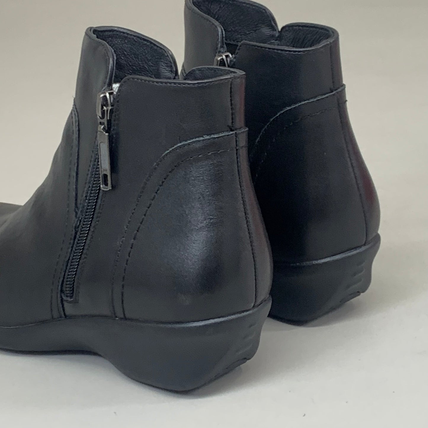 PROPET Waverly Leather Walking Ankle Boot M(B) Women's SZ 9 Black WFX085LBLKM-09
