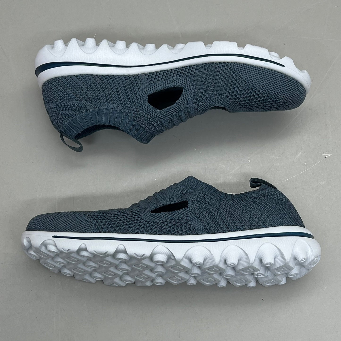 PROPET Travel Activ Avid Knit Flexible Shoe Women's Sz 8 N(AA) Denim WAT064M