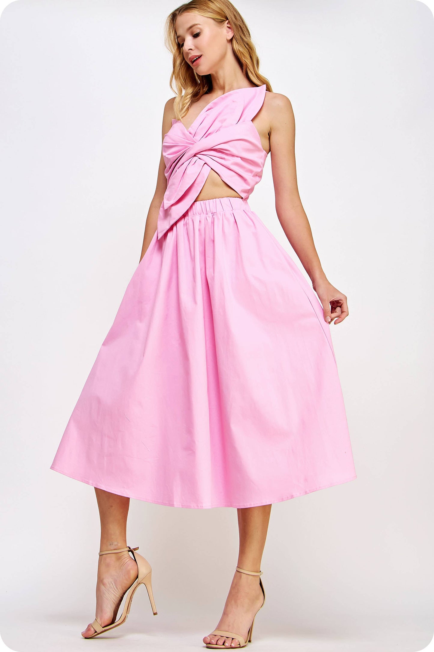 Knotted Bow Dress in color options