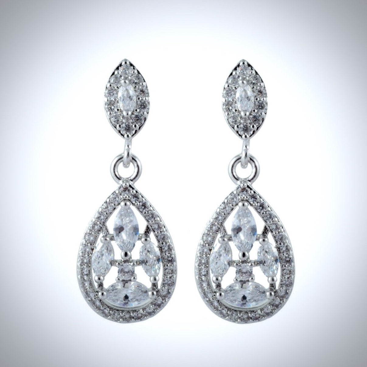 Kaitlyn - Cubic Zirconia Bridal Earrings